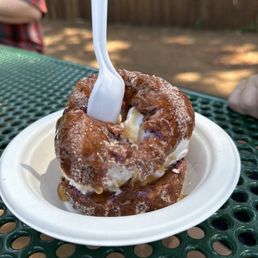 Donut Ice Cream Sandwich