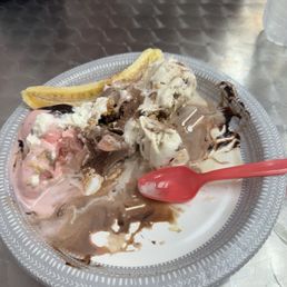 Banana Split Sundae