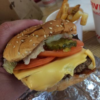Five Guys - Yessssssss. But wheres my Bacon? :( - Burgers Near Me - Dacula, Georgia