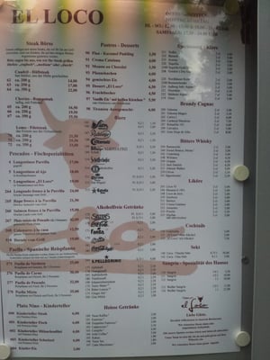 Menu photo 2 El Loco Bornheim, NW Menu photo 2 El Loco Bornheim, NW