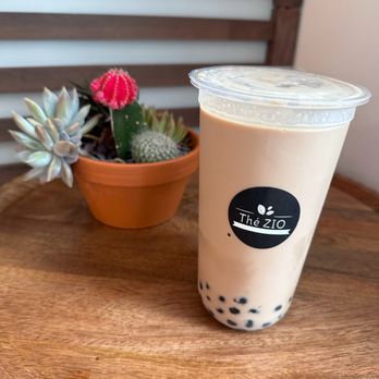 The Zio - Creamy Bubble Tea
Lavender Earl Grey with Soy milk and Tapioca pearls
0% sugar and no ice. - Juice Bars & Smoothies Near Me - Milltown, New Jersey The Zio - Creamy Bubble Tea
Lavender Earl Grey with Soy milk and Tapioca pearls
0% sugar and no ice. - Juice Bars & Smoothies Near Me - Milltown, New Jersey