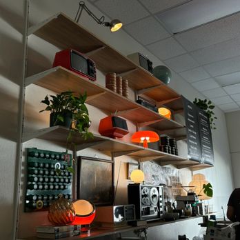 Fireproof Coffee - interior design behind counter - Coffee & Tea Near Me - Redlands, California