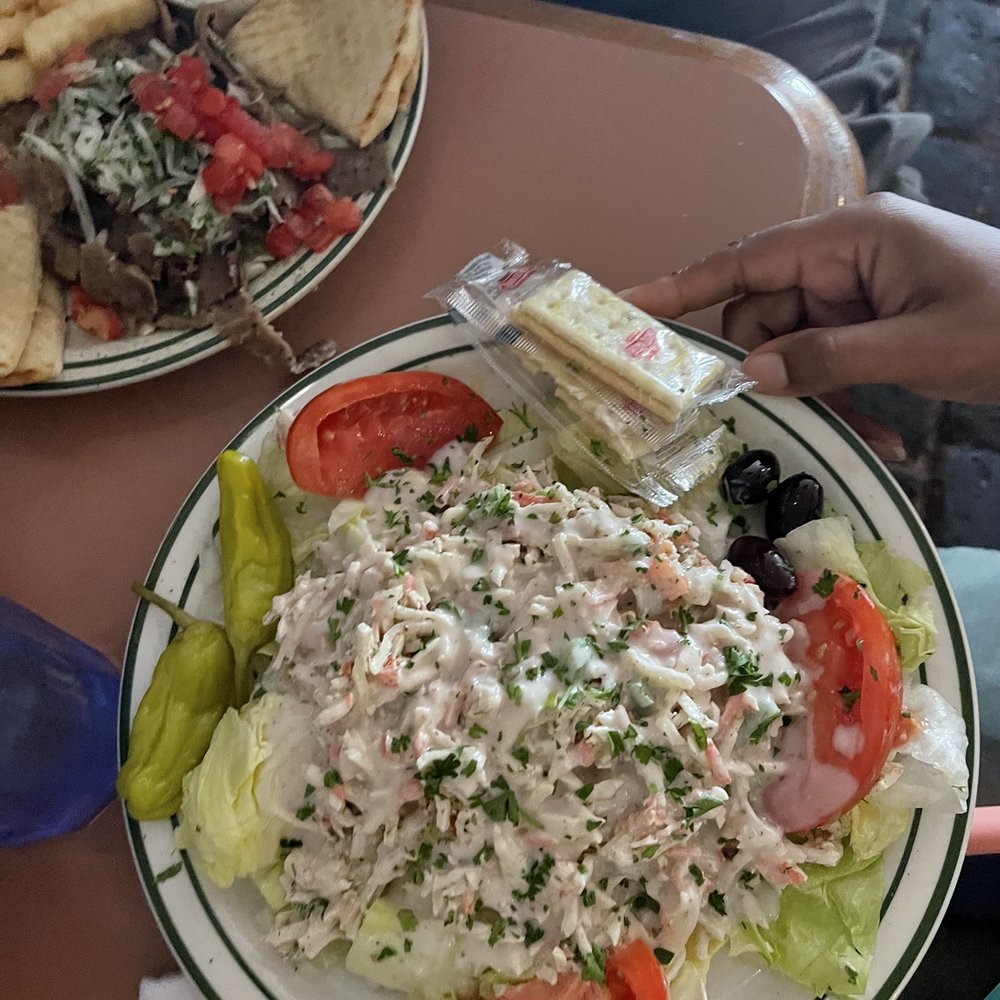 Olympia Cafe - Fisherman Salad - Greek Near Me - Savannah, Georgia Olympia Cafe - Fisherman Salad - Greek Near Me - Savannah, Georgia