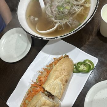 Pho Table - Bath Beach - Pho and Grilled Pork Sandwich (happy hour less than $20) - Vietnamese Near Me - Brooklyn, New York