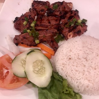 Pho Viet Mai - Rice plate. Looks depressing - Vietnamese Near Me - Cypress, Texas