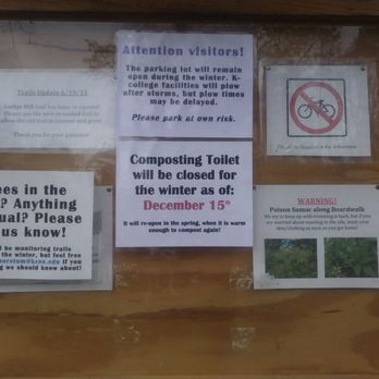 Lillian Anderson Arboretum - Notifications board offers tips for winter trail-users - Botanical Gardens Near Me - Kalamazoo, Michigan Lillian Anderson Arboretum - Notifications board offers tips for winter trail-users - Botanical Gardens Near Me - Kalamazoo, Michigan