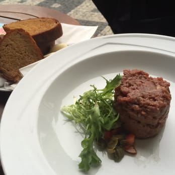 Restaurace Malostranská beseda - Beef tartare... Delicious! Perfectly seasoned. - Czech Near Me - Prague, Puerto Rico Restaurace Malostranská beseda - Beef tartare... Delicious! Perfectly seasoned. - Czech Near Me - Prague, Puerto Rico