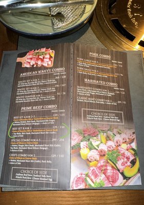 Menu photo 1 Wu's Korean BBQ Chicago, IL Menu photo 1 Wu's Korean BBQ Chicago, IL