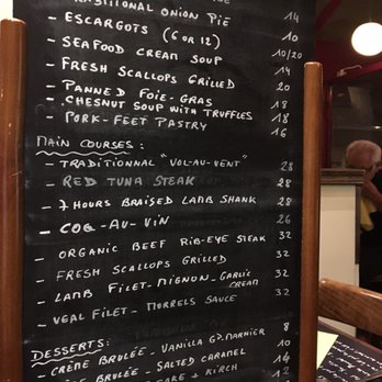 La Vie d'Ange - Menu - French Near Me - Paris, 75