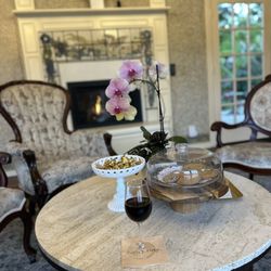 Time for wine, fresh cookies