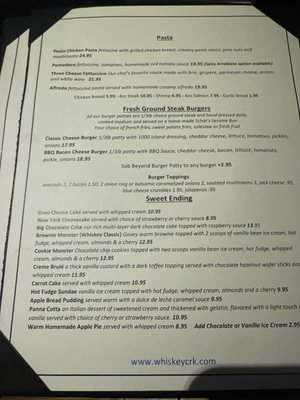 Menu photo 5 Whiskey Creek Bishop, CA Menu photo 5 Whiskey Creek Bishop, CA