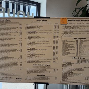 Crepes Paulette - Menu - Creperies Near Me - Bentonville, Arkansas