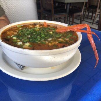 Bonito Sinaloa - Siete mares caldo. So good! Not much meat on the crab legs though. - Mexican Near Me - Anaheim, California