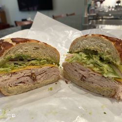 Lorenzo's Sandwich Shop - #1 Dutch Crunch with Turkey and Cheddar Cheese