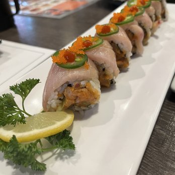 Sushi Boom - Baja Yellowtail Roll - so fresh and delicious! - Sushi Bars Near Me - Orange, California Sushi Boom - Baja Yellowtail Roll - so fresh and delicious! - Sushi Bars Near Me - Orange, California