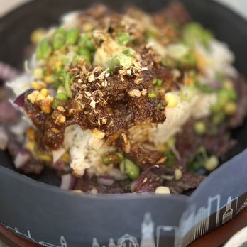 Sizzling House - a bowl of rice and vegetables - Ramen Near Me - Mesa, Arizona