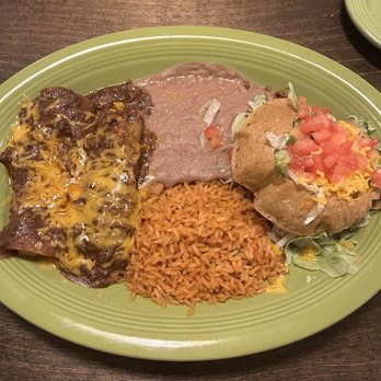 Pulido’s Kitchen And Cantina - Combo plate with cheese enchilada w/chile con carne, puffy taco, tamale w/chile con carne - Salad Near Me - Hurst, Texas Pulido’s Kitchen And Cantina - Combo plate with cheese enchilada w/chile con carne, puffy taco, tamale w/chile con carne - Salad Near Me - Hurst, Texas