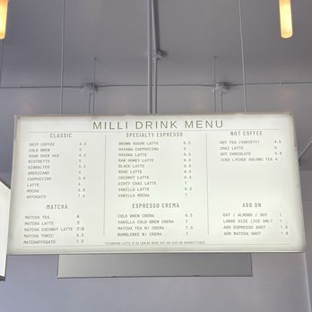 Milli Cafe - Menu - Cafes Near Me - Millbrae, California