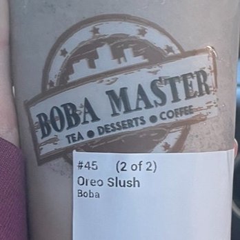 Boba Master - awesome Oreo slush with boba form boba master - Bubble Tea Near Me - Las Vegas, Nevada