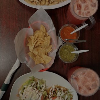 Tijuana Tacos VI - This is another angle and the pitchers are the aguas frescas de Sandia. Yes, that's the serving size!! - Mexican Near Me - Glen Burnie, Maryland