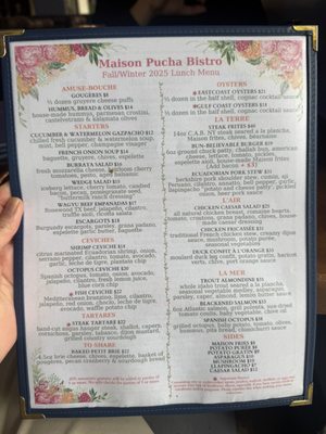 Menu photo 1 Maison Pucha Bistro Houston, TX