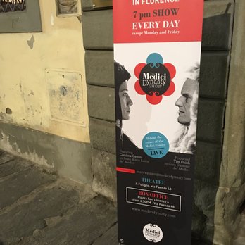 The Medici Dynasty Show - Theatre is near the Central Market. - Performing Arts Near Me - Florence, FI The Medici Dynasty Show - Theatre is near the Central Market. - Performing Arts Near Me - Florence, FI