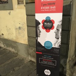 The Medici Dynasty Show - Theatre is near the Central Market.