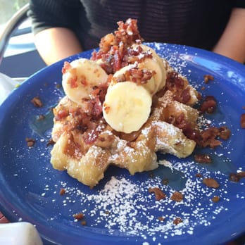 Shaky Alibi - Elvis peanut butter and banana waffle was the best - Coffee & Tea Near Me - Los Angeles, California