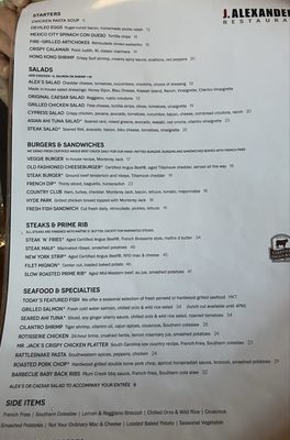 Menu photo 3 J. Alexander's Toledo, OH Menu photo 3 J. Alexander's Toledo, OH