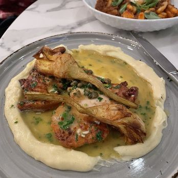 Marina - Chicken scaloppine with crispy artichokes - Italian Near Me - Pasadena, California