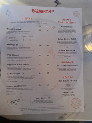 Menu photo 6 Eleventh Street Pizza - Dadeland Kendall, FL Menu photo 6 Eleventh Street Pizza - Dadeland Kendall, FL