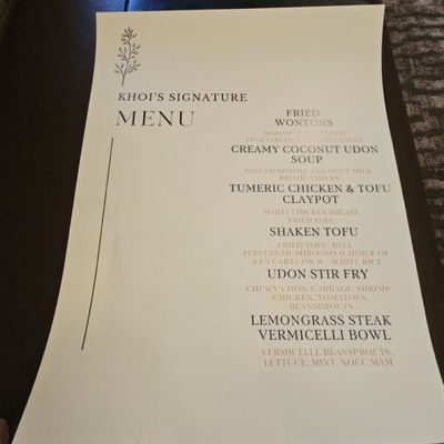Menu photo 7 Khanh's Restaurant Campbell, CA