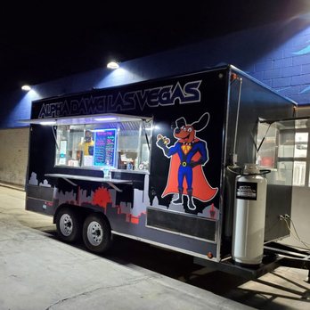 Alpha Dawg - Parked outside Beer District Brewing 11/12/2020 - Food Trucks Near Me