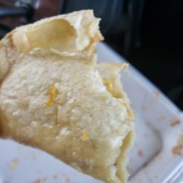 Was a beef taco. Took the filling out cause the tortilla not cooked enough for a crunchy taco.