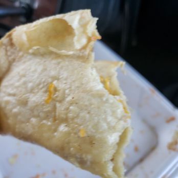 Freys Mexican Food - Was a beef taco. Took the filling out cause the tortilla not cooked enough for a crunchy taco. - Mexican Near Me - Kingman, Arizona
