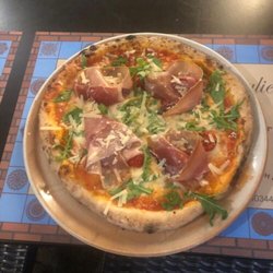 Pizzeria Guglielmo - WOW pizza with prosciutto and bufaba mozzarella