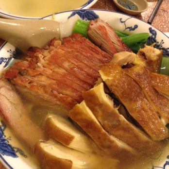 M Kee - Roast pork and chicken noodle soup $7. So good! - Chinese Near Me - Philadelphia, Pennsylvania