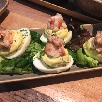 Moku Kitchen - Lobster Deviled Eggs - Cocktail Bars Near Me - Honolulu, Hawaii Moku Kitchen - Lobster Deviled Eggs - Cocktail Bars Near Me - Honolulu, Hawaii