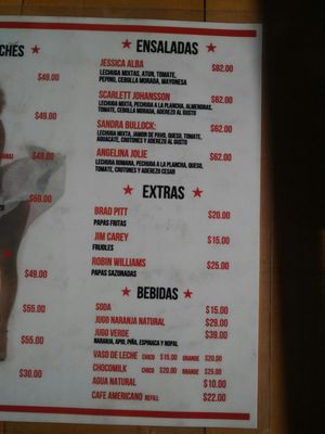 Menu photo 2 Hollywood Café Tijuana, BCN Menu photo 2 Hollywood Café Tijuana, BCN