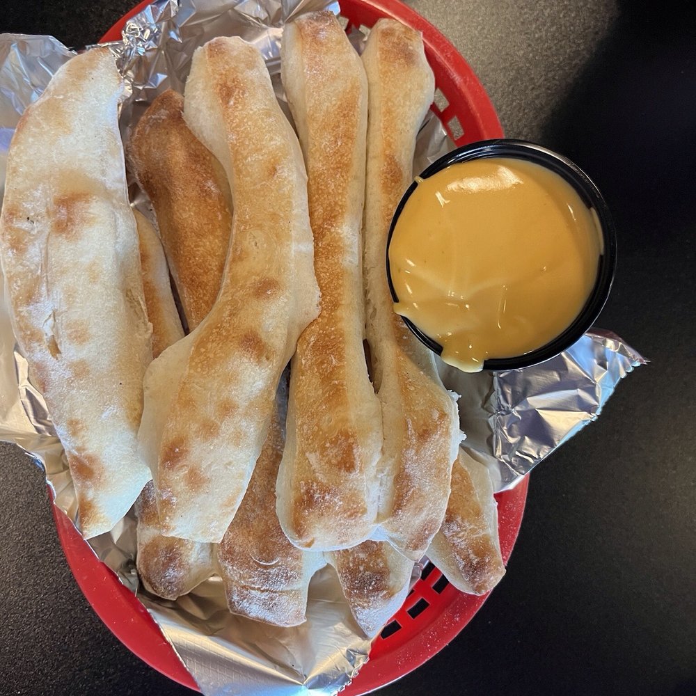Max's Place - Breadsticks w/Cheese. Fantastic. 8 stix. - Desserts Near Me - Bloomington, Indiana Max's Place - Breadsticks w/Cheese. Fantastic. 8 stix. - Desserts Near Me - Bloomington, Indiana