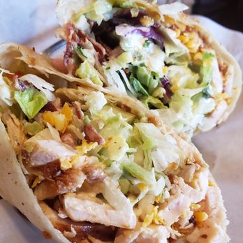 Islands Restaurant - Chicken club wrap sans BBQ sauce. - Burgers Near Me - Orange, California Islands Restaurant - Chicken club wrap sans BBQ sauce. - Burgers Near Me - Orange, California