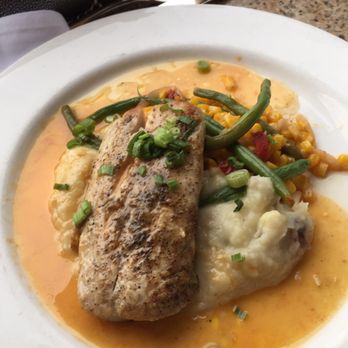 Marina Cafe - It was really good and fresh mahi-mahi cook very well great presentation - Seafood Near Me - Destin, Florida