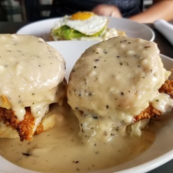 Dish Society - Chicken & biscuits $12.99,$12 on menu (4/5)- VERY filling. Good, thick biscuits. Chicken was decent-a little dry but nothing gravy can't fix - New American Near Me - Katy, Texas Dish Society - Chicken & biscuits $12.99,$12 on menu (4/5)- VERY filling. Good, thick biscuits. Chicken was decent-a little dry but nothing gravy can't fix - New American Near Me - Katy, Texas