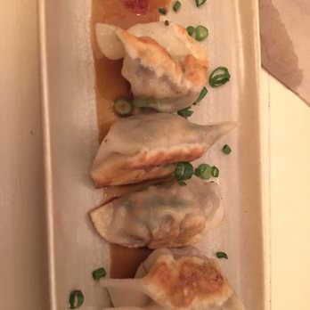 Monkeypod Kitchen - Kauai Shrimp & Hamakua Mushroom Potstickers - New American Near Me - Lahaina, Hawaii Monkeypod Kitchen - Kauai Shrimp & Hamakua Mushroom Potstickers - New American Near Me - Lahaina, Hawaii