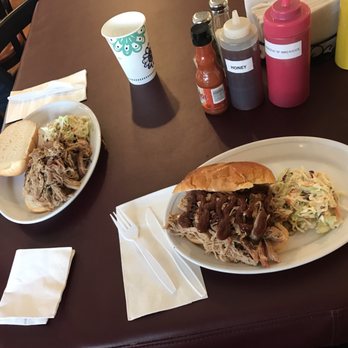 Carolina Smoke BBQ and Catering - Casual dining. Hubby and I ordered the same meal this trip! :) - Barbeque Near Me - Bothell, Washington