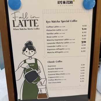 Kyo Matcha - Menu - Desserts Near Me - Columbia, Maryland