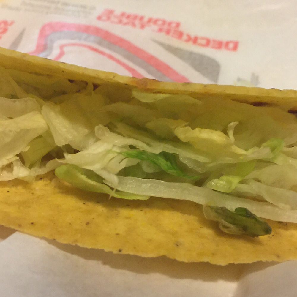 Taco Bell - Live Más Café - Taco #2 with no cheese - Fast Food Near Me - Simi Valley, California