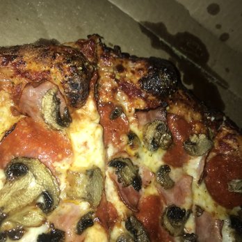 Domino's Pizza - Burnt pizza - Pizza Near Me - Placentia, California