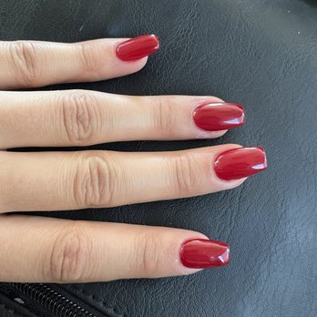 Gel Nails & Spa - Crooked and bulky nails. No my fingers aren't crooked like that. - Nail Salons Near Me - Las Vegas, Nevada