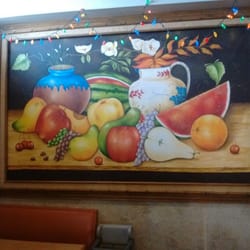 Lomitas Mexican Restaurant - Wall sized art on a wall sized wall.